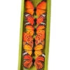 Orange Fabric Butterfly Box Of 6 -Finest Christmas Decoration nc7tufKQ 78044.1611067464
