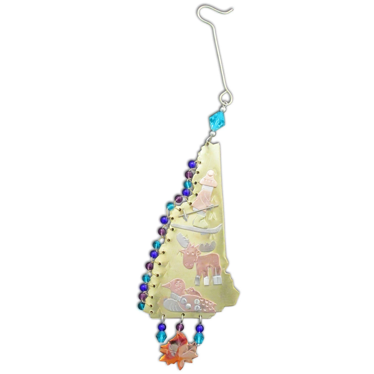 Pilgrim Imports - Handcrafted, Fair Trade, Metal New Hampshire Ornament 3 Pilgrim Imports - Handcrafted, Fair Trade, Metal New Hampshire Ornament