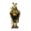 Kurt Adler 16 Inch Hollywood Nutcracker Camouflage Woodsman With Owl Birds Nest Hat -Finest Christmas Decoration owl nutcracker 3 97331.1471549478