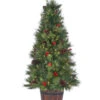 30" LED Potted Forrest Berry Fir Tree -Finest Christmas Decoration sX38G6Lw 83149.1614871694