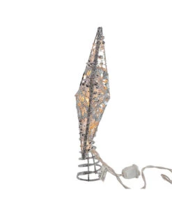 Kurt Adler UL 20-Light Silver Star Treetop -Finest Christmas Decoration ul0913s 03 60024.1622373207
