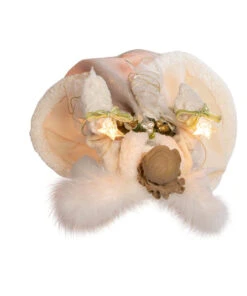 Kurt Adler Ivory And Grey Lighted Angel Treetop -Finest Christmas Decoration ul2227 05 93775.1622377722