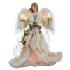 Kurt Adler Ivory And Grey Lighted Angel Treetop -Finest Christmas Decoration ul2227 32131.1622377715