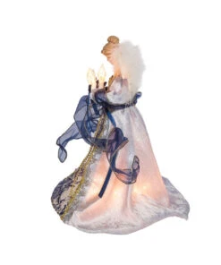 Kurt Adler Blue With Gold Trim Angel Treetop -Finest Christmas Decoration ul2228 04 47544.1622378832
