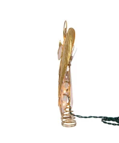Kurt Adler UL 10-Light Capiz Angel Lighted Treetop 12 Kurt Adler UL 10-Light Capiz Angel Lighted Treetop -Finest Christmas Decoration ul3169 04 24875.1622464428