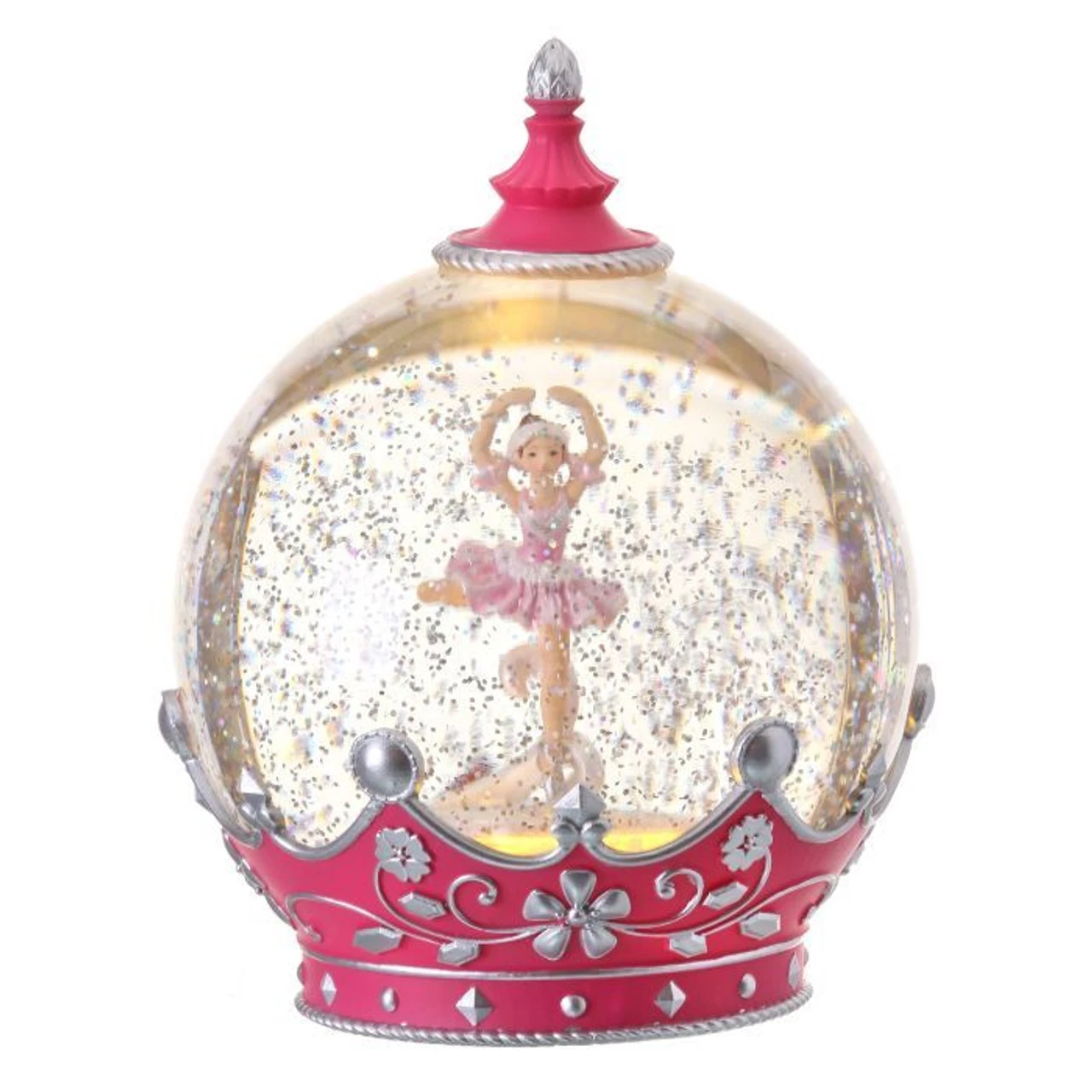 10" LED Battery/Timer Ballerina Ball Water Globe 3 10" LED Battery/Timer Ballerina Ball Water Globe